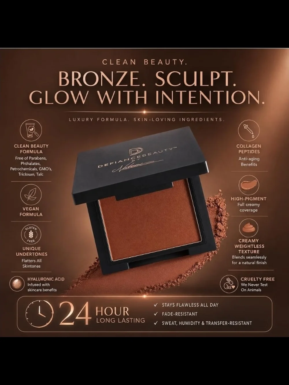 Immortal Envy - Satin Sovereign Bronzer - Defiance Beauty BNIB